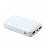 Wholesale Universal 7800 mah Portable Power Bank Charger (White)